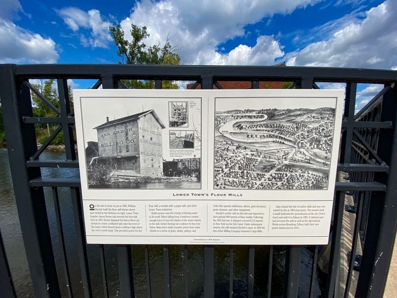 Lower Town's Flour Mills Marker image. Click for full size.