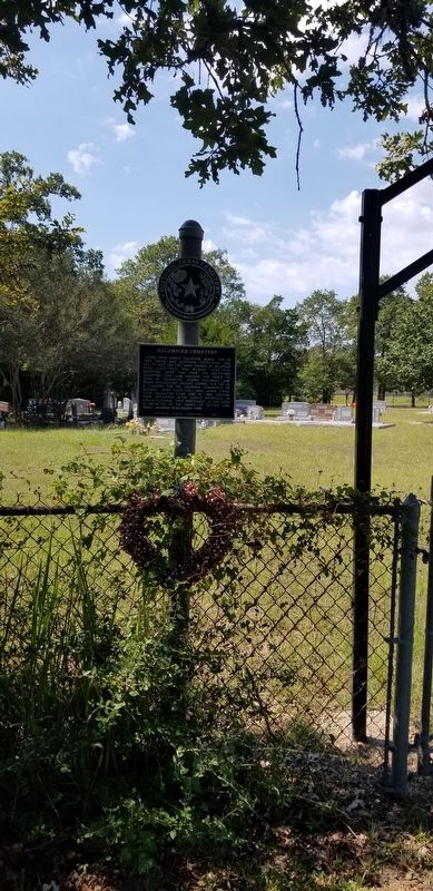 The Halamicek Cemetery and Marker image. Click for full size.