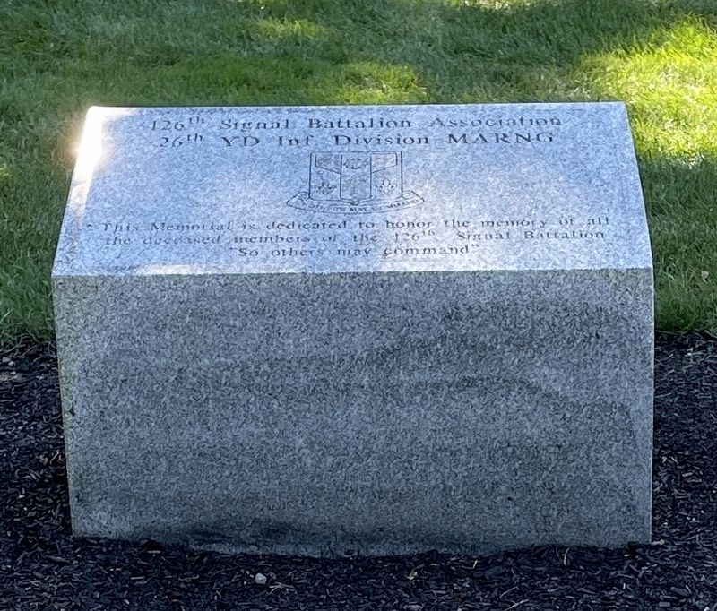 126 Signal Battalion Marker image. Click for full size.