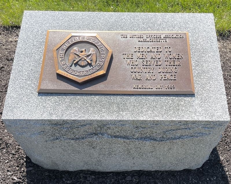 The Retired Officers Association - Massachusetts Marker image. Click for full size.