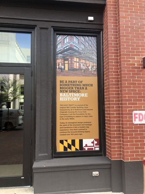 Be A Part of Something Bigger Than A New Space: Baltimore History Marker image. Click for full size.