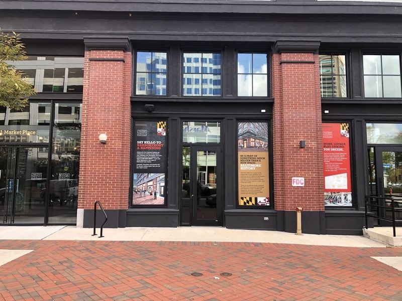 Be A Part of Something Bigger Than A New Space: Baltimore History Marker image. Click for full size.