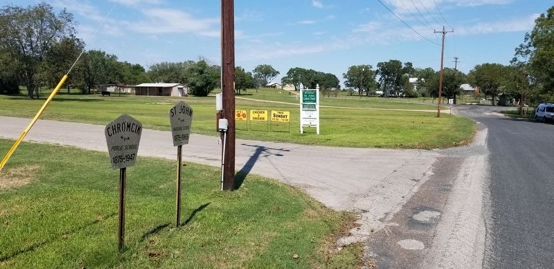 The view of the markers from the road image. Click for full size.