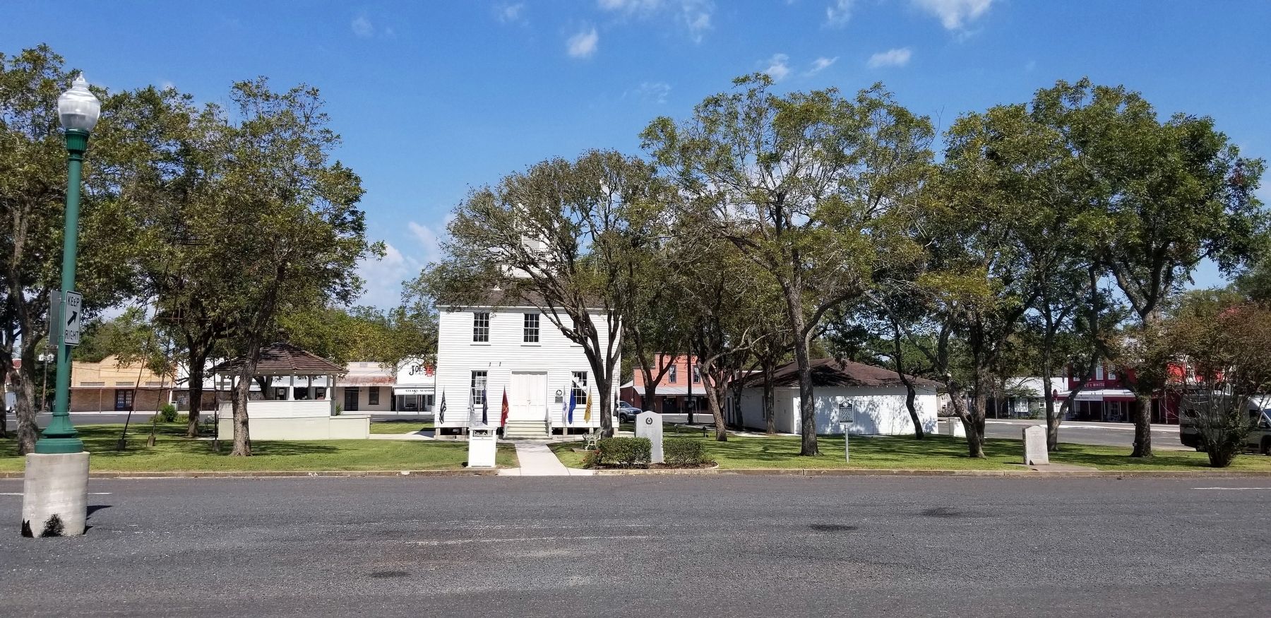 The view of the Phillip James Shaver Marker from across the street. Click for full size. The view of the Phillip James Shaver Marker from across the street image. Click for full size.