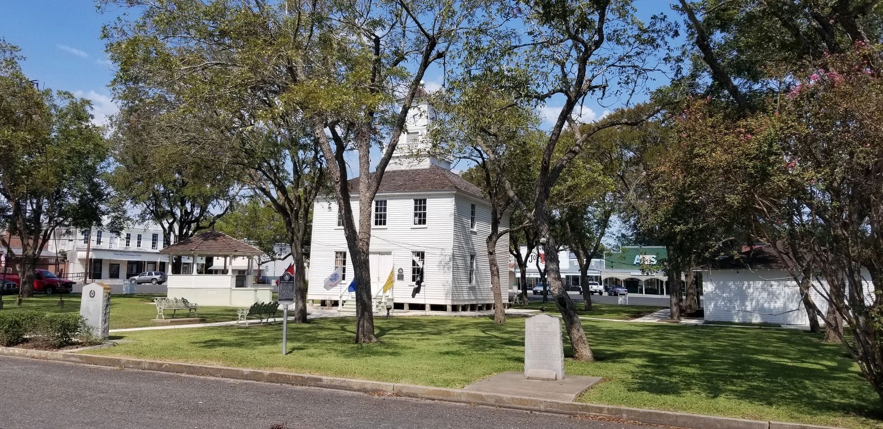 The Sewer Project Marker is the marker on the right of the three markers image. Click for full size.
