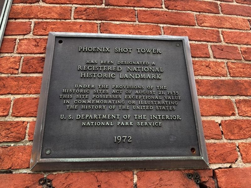 National Historic Landmark plaque on the tower. Click for full size. National Historic Landmark plaque on the tower image. Click for full size.