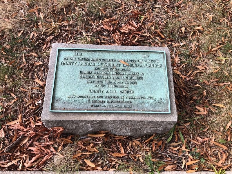 Trinity African Methodist Episcopal Church Marker image. Click for full size.