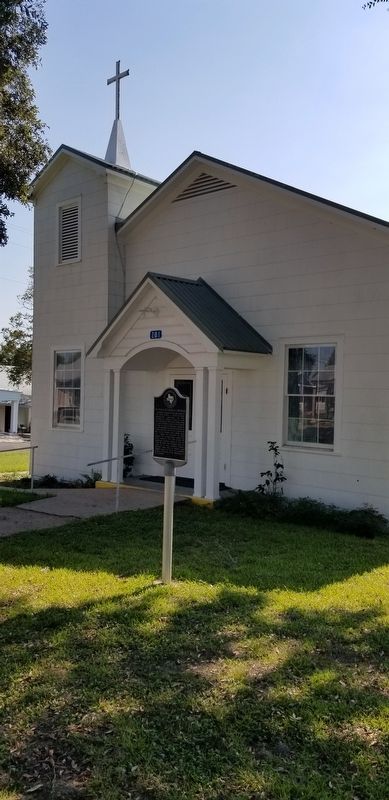 The St. Paul Lutheran Church and Marker image. Click for full size.
