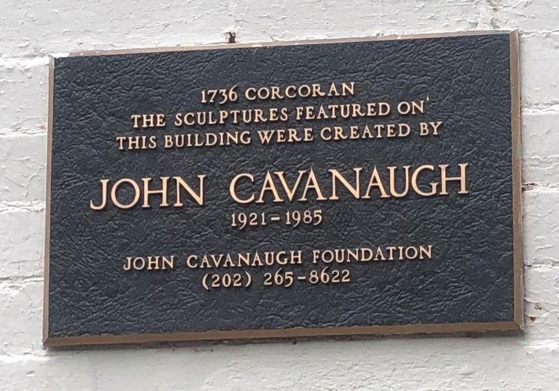 1736 Corcoran Marker. Click for full size. 1736 Corcoran Marker image. Click for full size.