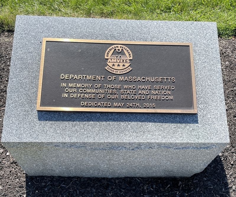 AMVETS Department of Massachusetts Marker image. Click for full size.