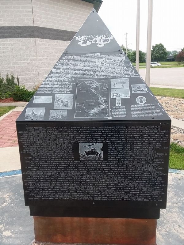 Williams County Vietnam War Memorial. Click for full size. Williams County Vietnam War Memorial image. Click for full size.