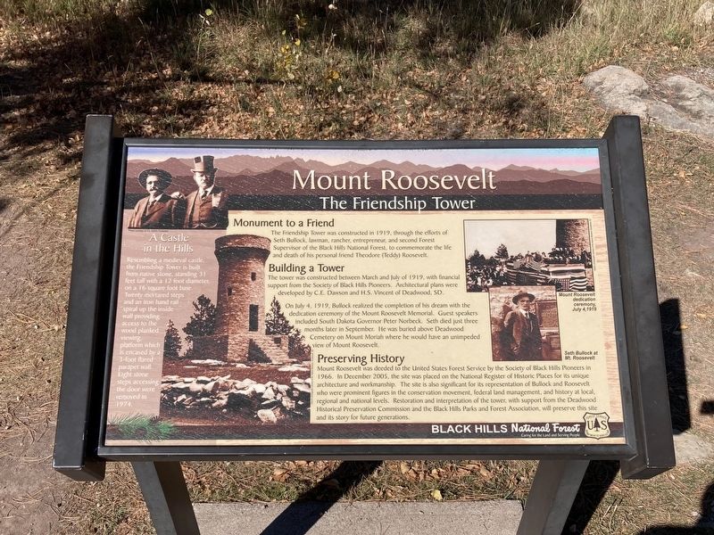 Mount Roosevelt Marker image. Click for full size.