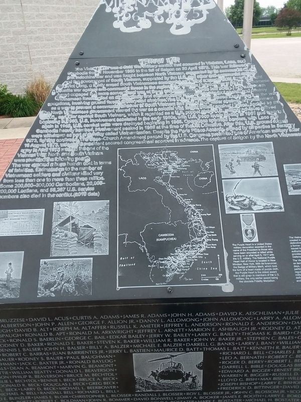 Williams County Vietnam War Memorial. Click for full size. Williams County Vietnam War Memorial image. Click for full size.