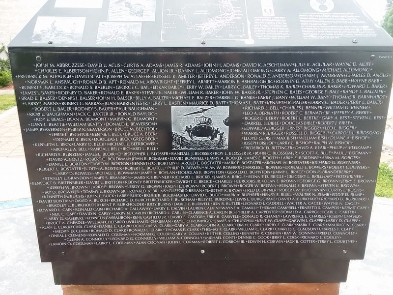 Williams County Vietnam War Memorial. Click for full size. Williams County Vietnam War Memorial image. Click for full size.