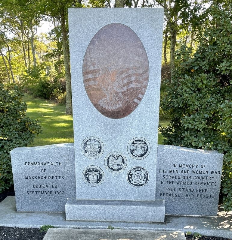 Commonwealth of Massachusetts Veterans Memorial image. Click for full size.