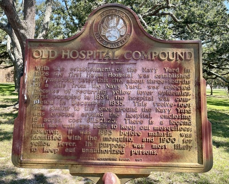 Old Hospital Compound Marker. Click for full size. Old Hospital Compound Marker image. Click for full size.