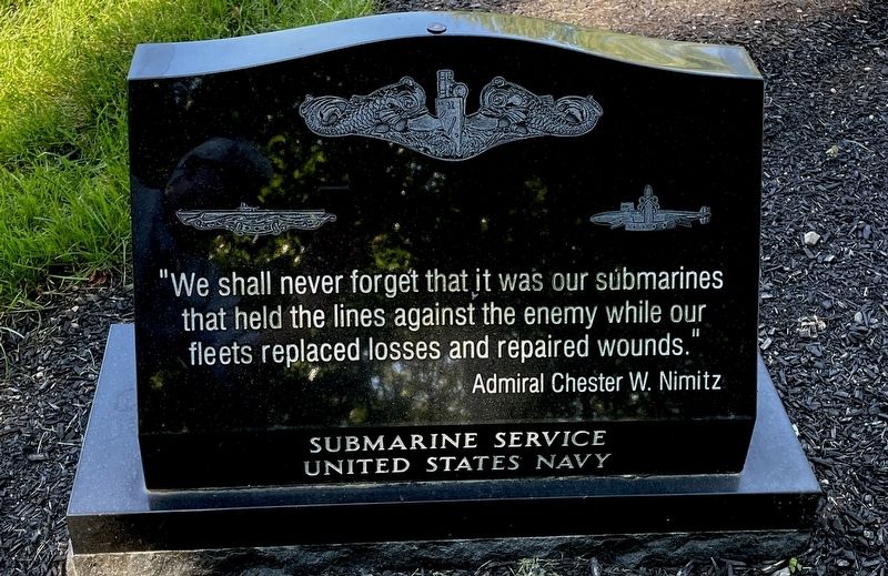 Submarine Service Marker image. Click for full size.