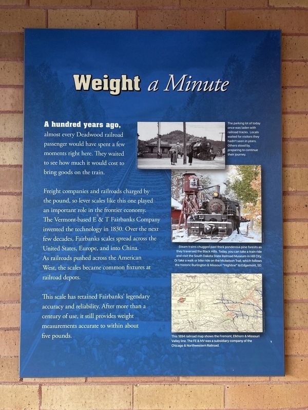 Weight a minute Marker image. Click for full size.
