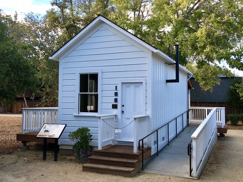 Immigrant House and Marker image. Click for full size.