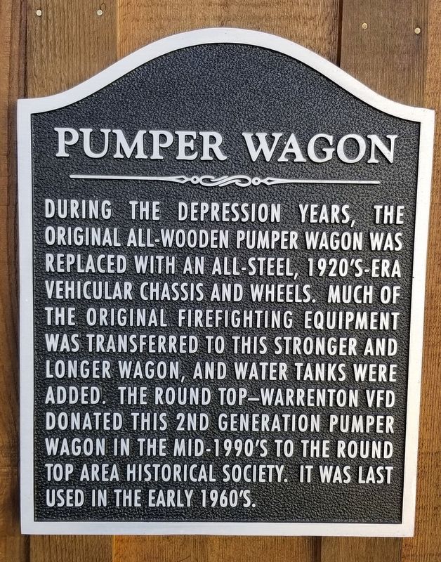 Pumper Wagon Marker image. Click for full size.