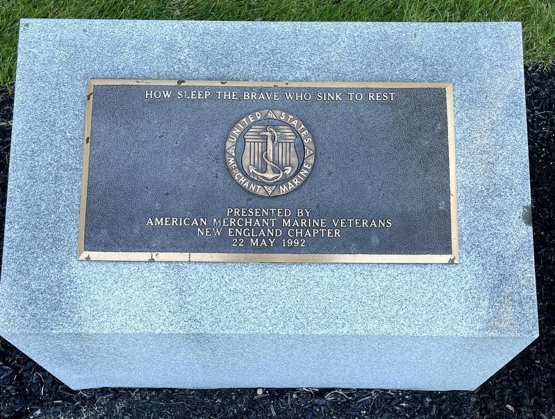 American Merchant Marine Veterans Marker image. Click for full size.