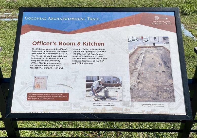 Officer's Room and Kitchen Marker image. Click for full size.