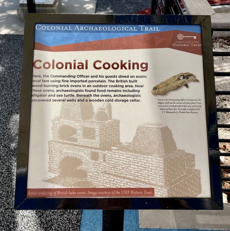 Colonial Cooking Marker. Click for full size. Colonial Cooking Marker image. Click for full size.