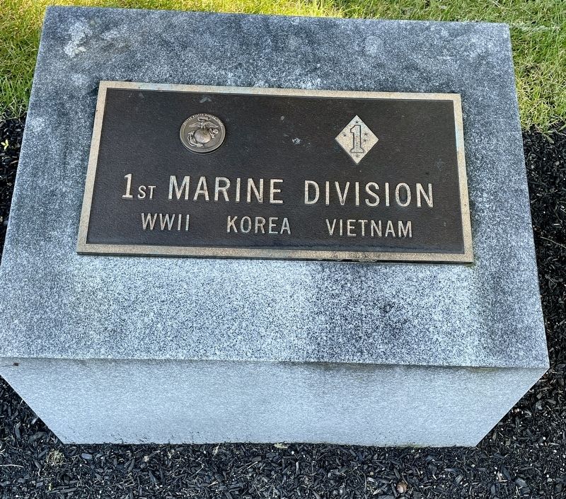 1st Marine Division Marker image. Click for full size.