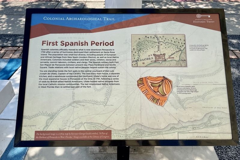 First Spanish Period Marker image. Click for full size.