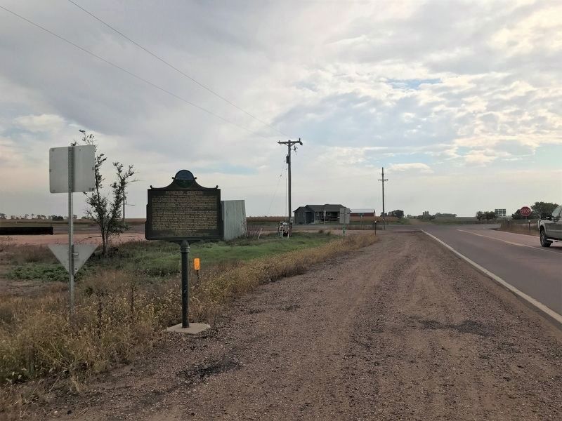 Pumpkin Center Marker, from the north image. Click for full size.