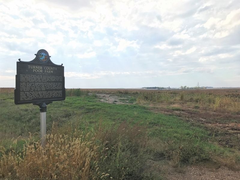 Turner County Poor Farm Marker image. Click for full size.