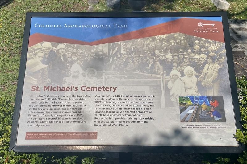St. Michaels Cemetery Marker image. Click for full size.