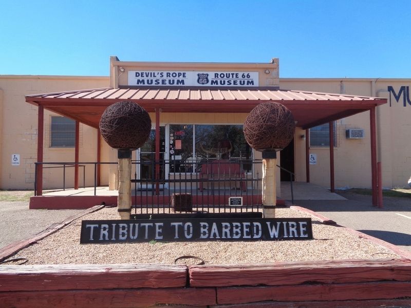 Devil's Rope Museum, McLean, Texas Marker image. Click for full size.