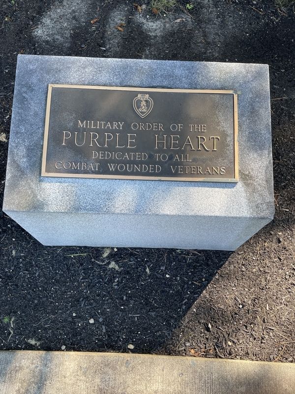 Military Order of the Purple Heart Marker. Click for full size. Military Order of the Purple Heart Marker image. Click for full size.