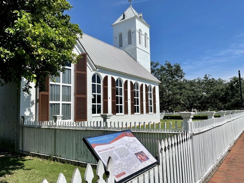 Old Christ Church and Marker image. Click for full size.