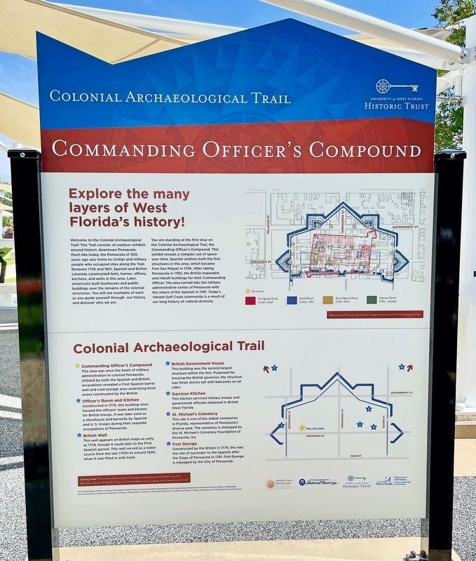 Commanding Officer's Compound Marker image. Click for full size.