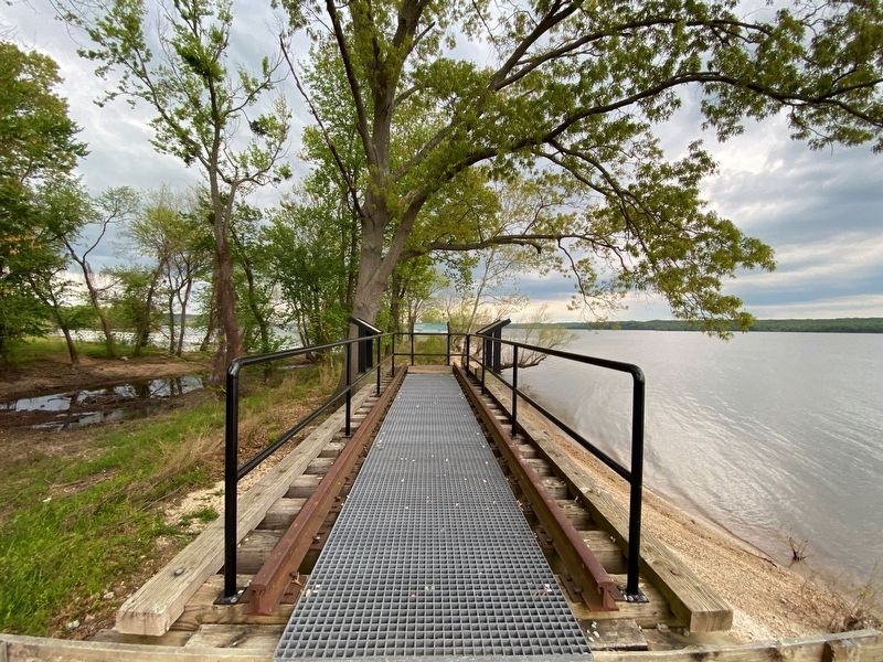 The Tennessee River Railroad Bridge Marker image. Click for full size.