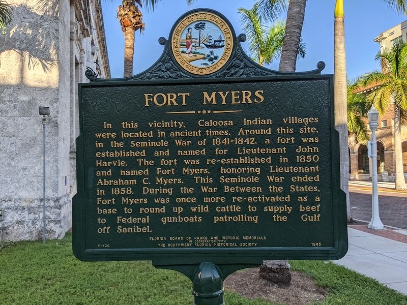 Fort Myers Marker image. Click for full size.