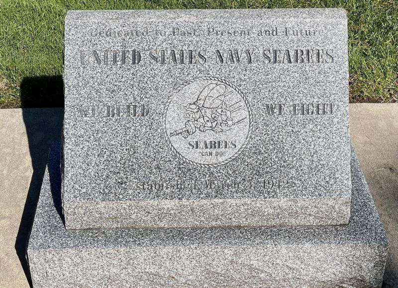 United States Navy Seabees Marker image. Click for full size.