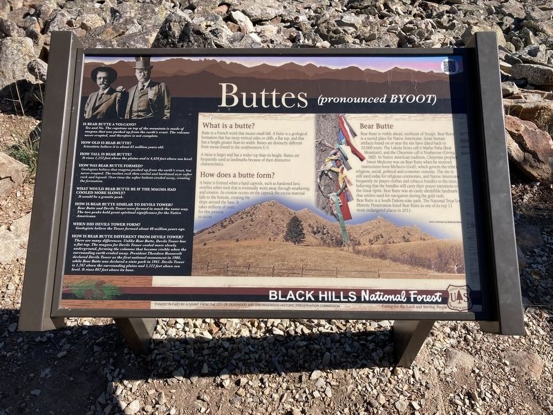 Buttes Marker image. Click for full size.