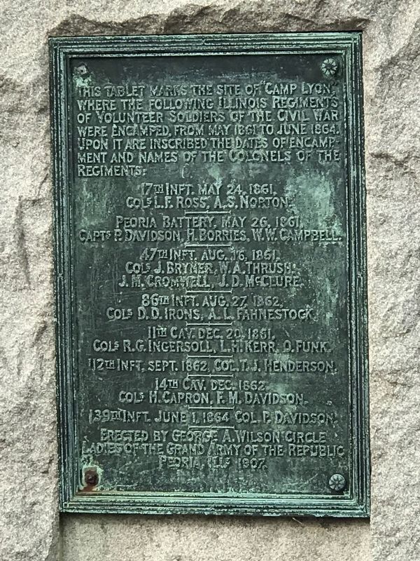 Camp Lyon Marker image. Click for full size.