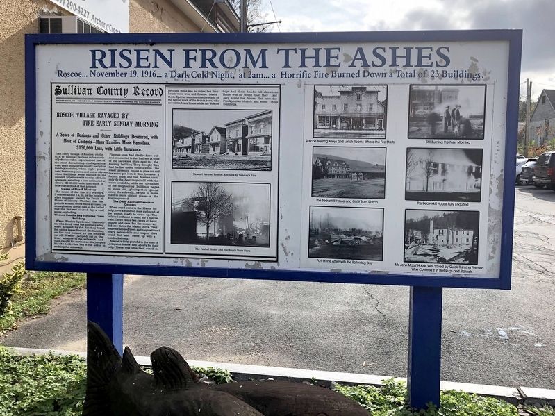 Risen from the Ashes Marker image. Click for full size.