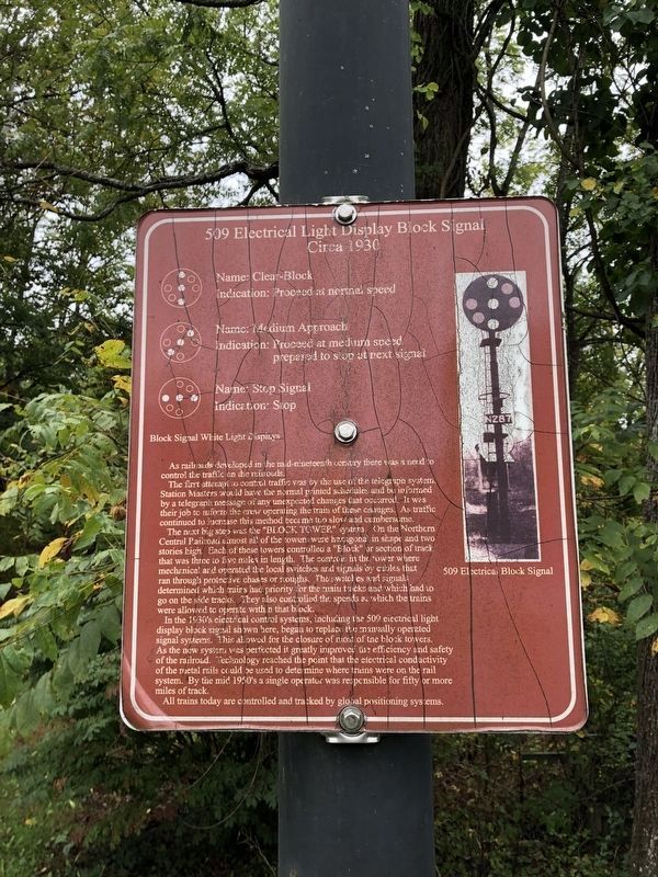 509 Electrical Light Display Block Signal Marker image. Click for full size.