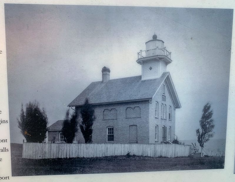 1860 Light Station (photo un-dated) image. Click for full size.