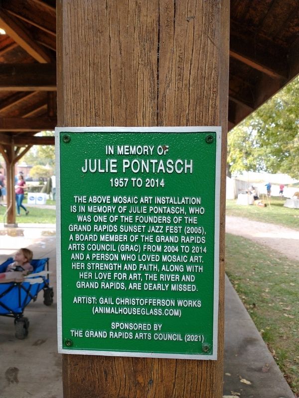 In Memory Of Julie Pontasch Marker. Click for full size. In Memory Of Julie Pontasch Marker image. Click for full size.