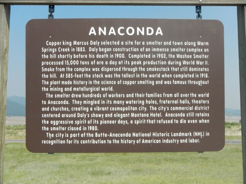 Anaconda Marker image. Click for full size.