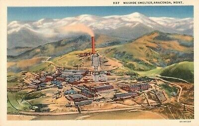 Washoe Smelter, Anaconda, Montana image. Click for full size.