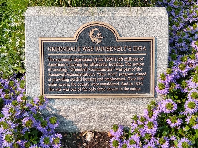 Greendale was Roosevelt's Idea Marker image. Click for full size.