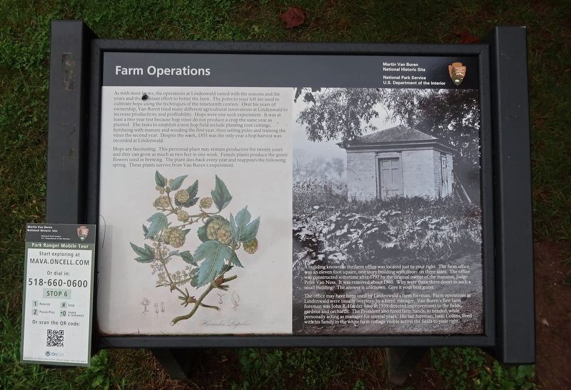 Farm Operations Marker image. Click for full size.