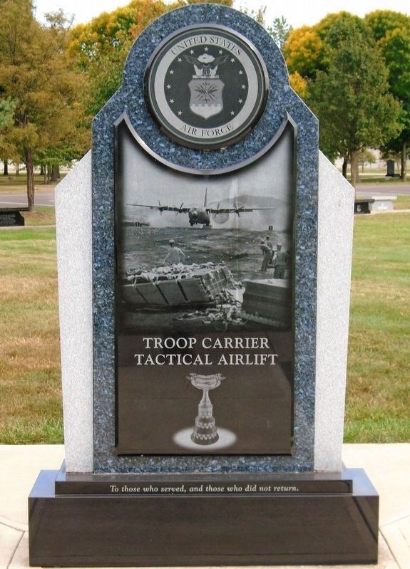 Troop Carrier Tactical Airlift Monument image. Click for full size.